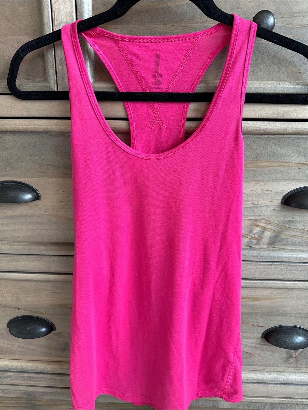Lucy Hot Pink Racerback Tank Top